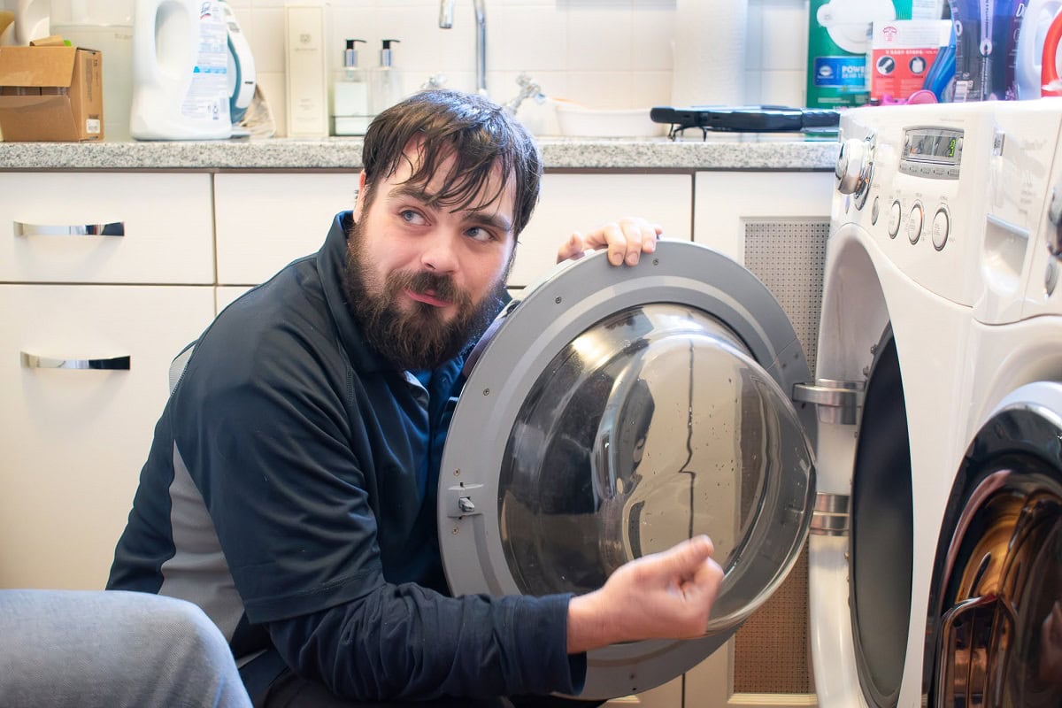 leaky washing machine