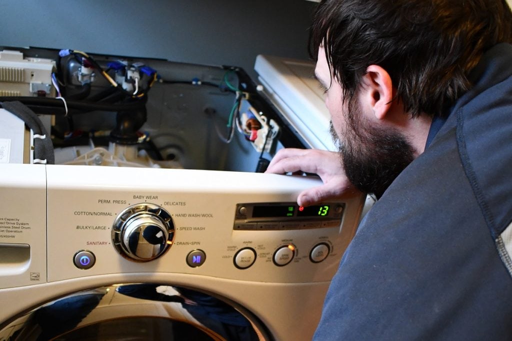 washer is leaking water