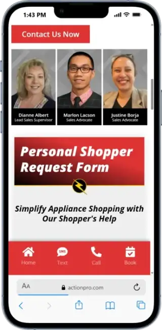 personal shoppers phone new