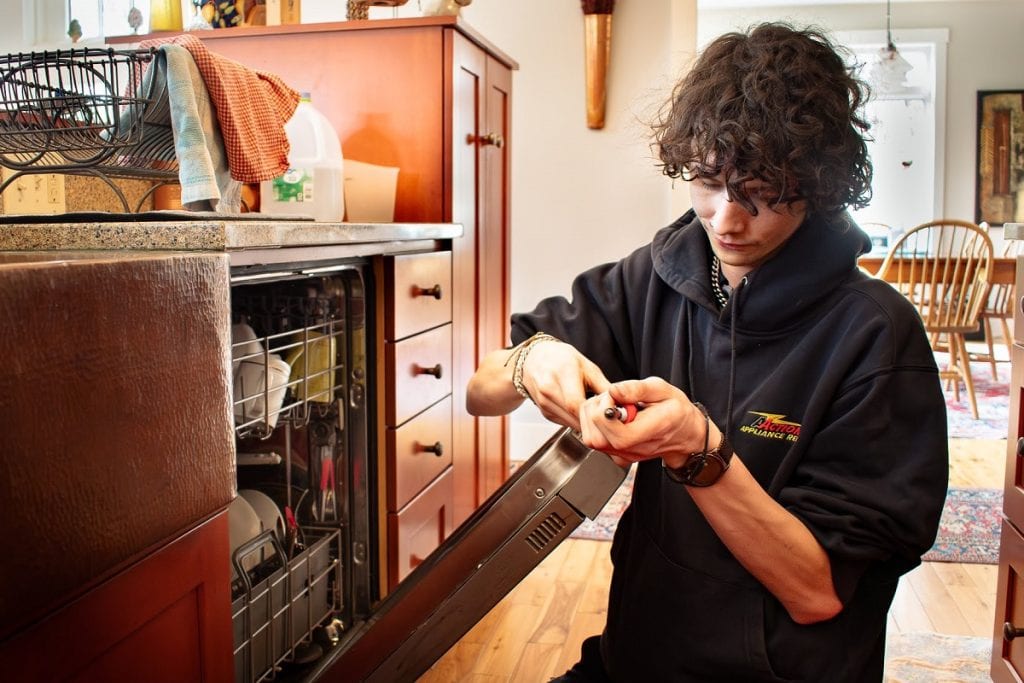 dishwasher leaking